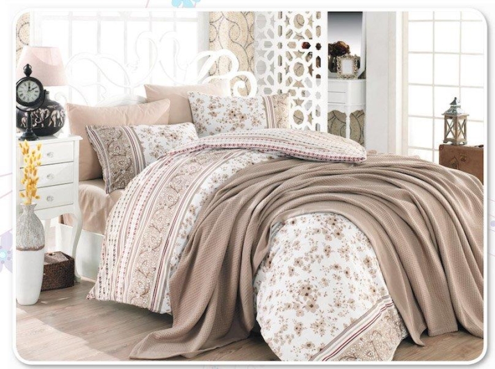 POSTELJNINA LUCIDA RJAVA 260X200